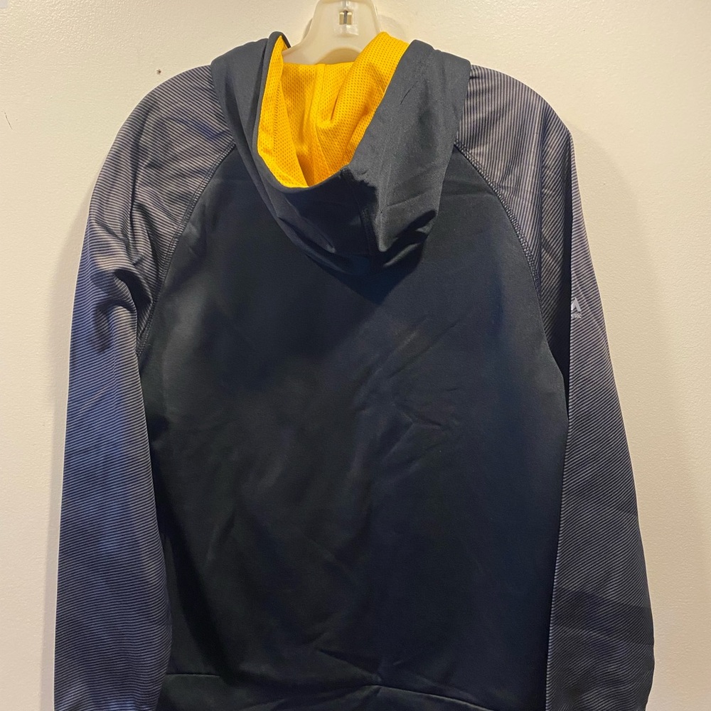 Majestic Bruins Navy and Yellow Hoodie - Picture 2 of 2